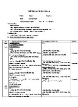 Giáo án Toán Lớp 1 - Tuần 10 Luyện tập - Năm học 2015-2016